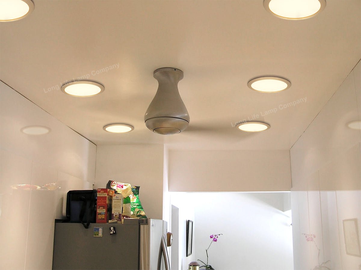 18w LED Round Recessed Ceiling Flat Panel Down Light Ultra Slim 3500K Warm White - Energy Light Bulbs - Free delivery on all orders