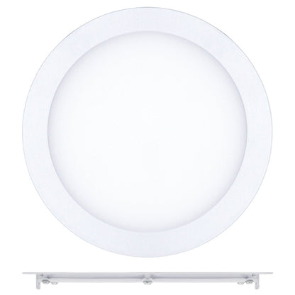 18w LED Round Recessed Ceiling Panel Light Ultra Slim Cool White 6500K - Energy Light Bulbs - Free delivery on all orders