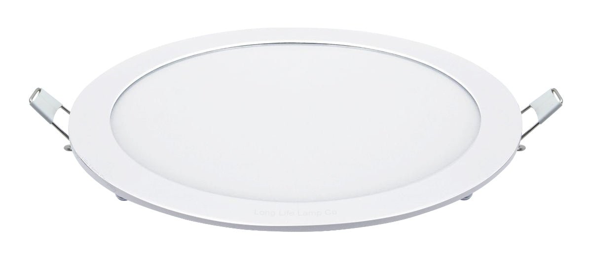 18w LED Round Recessed Ceiling Panel Light Ultra Slim Cool White 6500K - Energy Light Bulbs - Free delivery on all orders