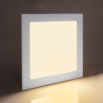 18w LED Square Recessed Ceiling Flat Panel Warm White 2700K - Energy Light Bulbs - Free delivery on all orders