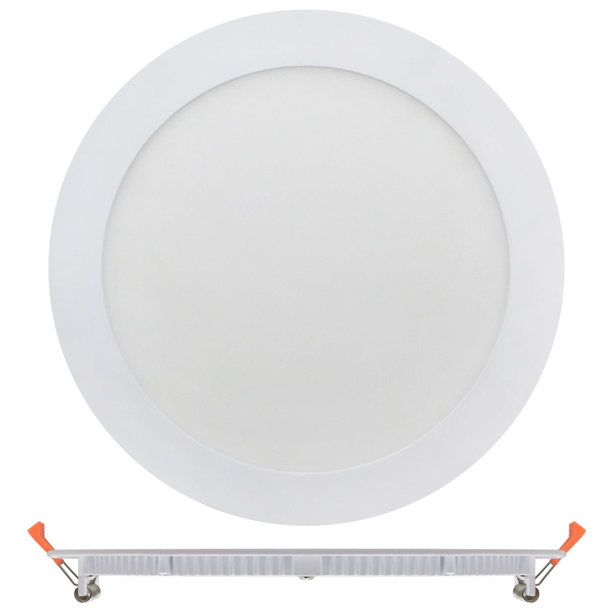 18w Recessed LED Round Panel Light 6500K Continuous Running Hours Philips Driver - Energy Light Bulbs - Free delivery on all orders