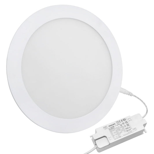 18w Recessed LED Round Panel Light 6500K Continuous Running Hours Philips Driver - Energy Light Bulbs - Free delivery on all orders