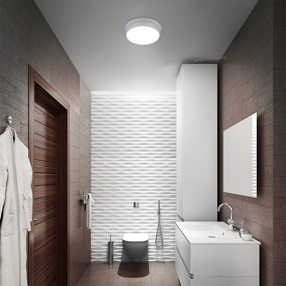 18w Round LED Ceiling Light Flush Mount IP54 6500K - Energy Light Bulbs - Free delivery on all orders