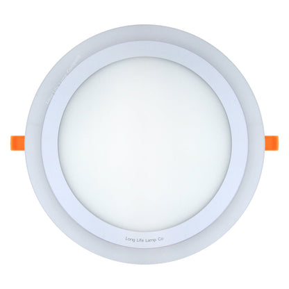 18w Round LED Ceiling Light Panel Cool White with 6w RGB Colour Changing Ambient Ring Remote Controlled - Energy Light Bulbs - Free delivery on all orders