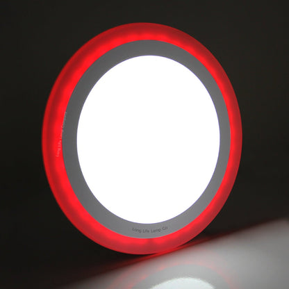 18w Round LED Ceiling Light Panel Cool White with 6w RGB Colour Changing Ambient Ring Remote Controlled - Energy Light Bulbs - Free delivery on all orders