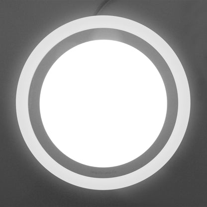 18w Round LED Ceiling Panel Cool White 3 Switch Mode White Ring - Energy Light Bulbs - Free delivery on all orders