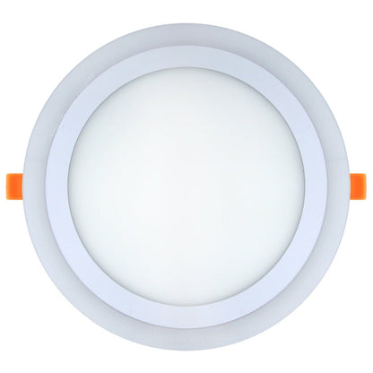 18w Round LED Ceiling Panel Cool White 3 Switch Mode White Ring - Energy Light Bulbs - Free delivery on all orders