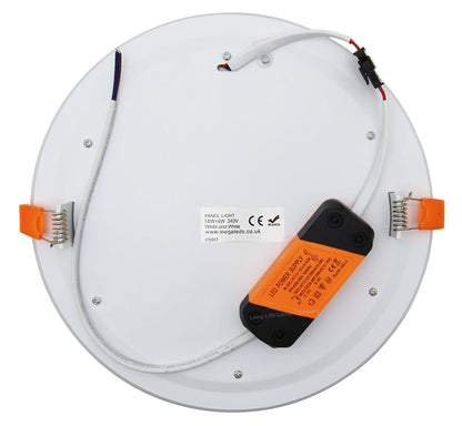 18w Round LED Ceiling Panel Cool White 3 Switch Mode White Ring - Energy Light Bulbs - Free delivery on all orders