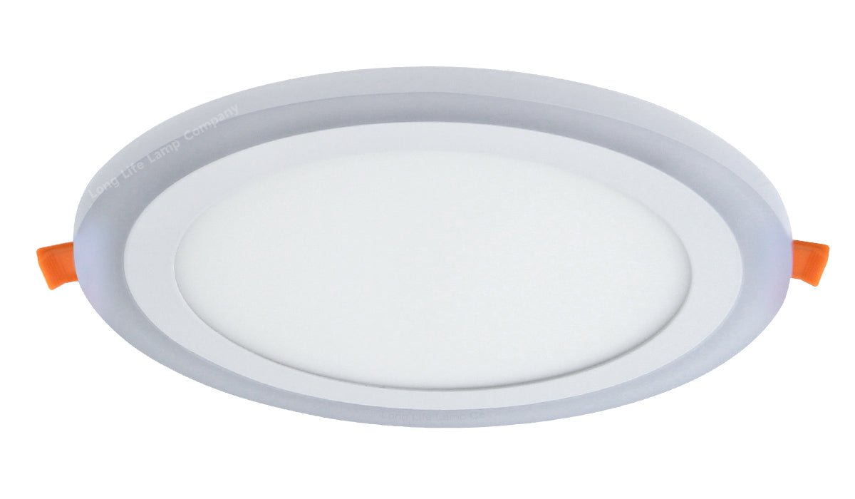 18w Round LED Ceiling Panel Cool White 3 Switch Mode White Ring - Energy Light Bulbs - Free delivery on all orders
