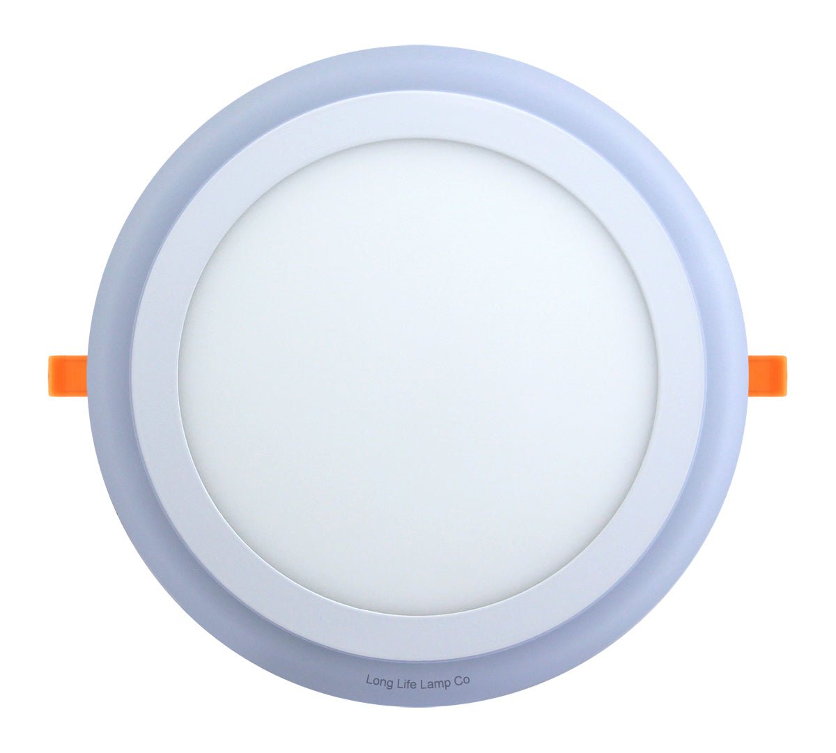 18w Round Recessed LED Ceiling Panel Light Dual Colour Cool White Blue Ring - Energy Light Bulbs - Free delivery on all orders