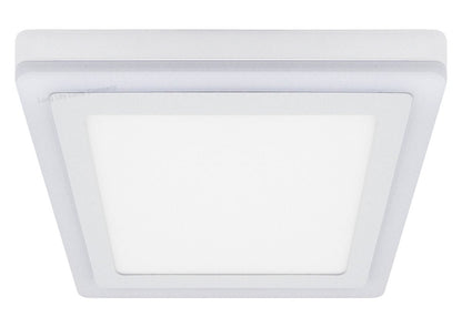 18w Square LED Ceiling Light Cool White with Blue Ambient Ring Surface Mount - Energy Light Bulbs - Free delivery on all orders