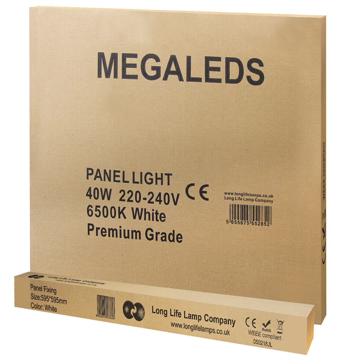 40w 600 x 600 Surface Mount Frame with LED Panel White Body 6500k - Free delivery on all orders
