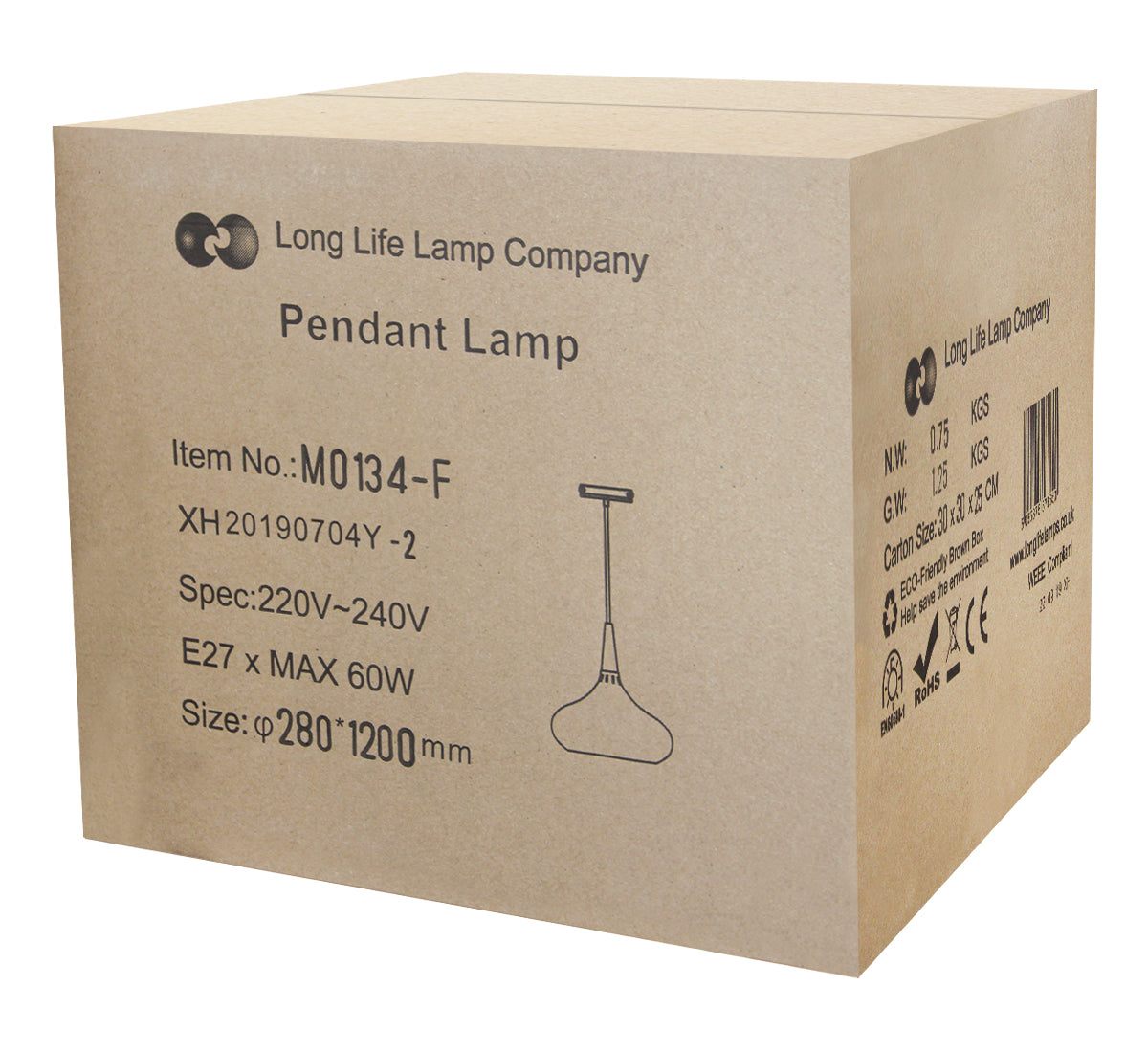 Ceiling Pendant Light Grey