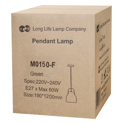 Modern Ceiling Pendant Light Green Shade M0150 - Free delivery on all orders