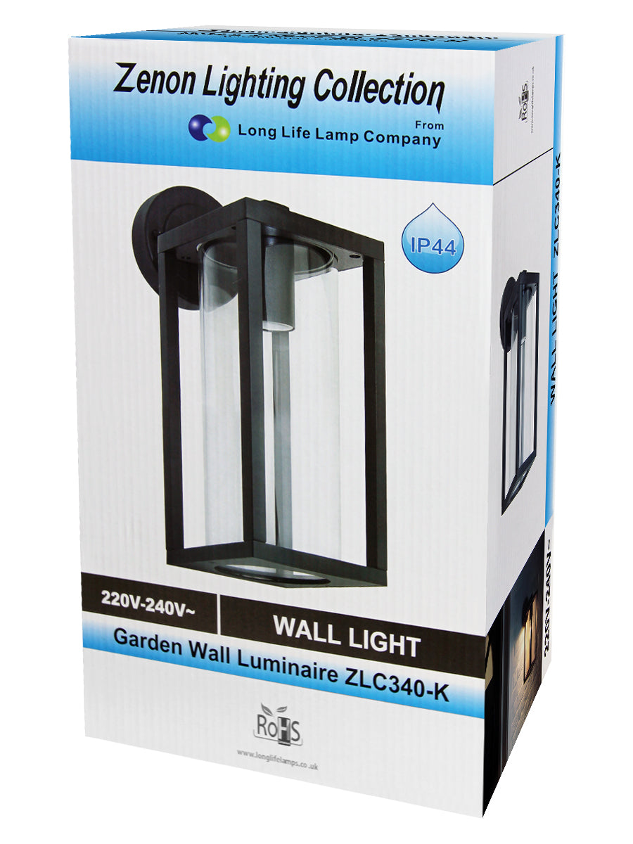 Outdoor Dark Grey Wall Light with 4W LED