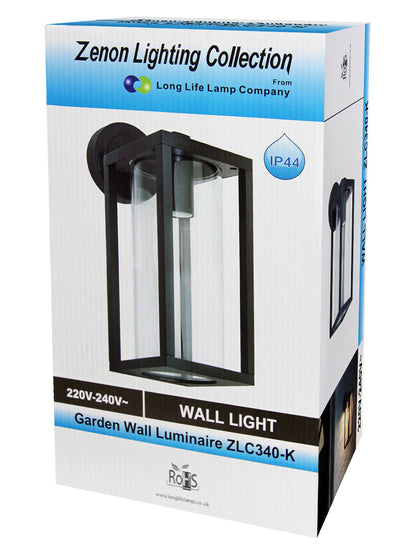 Outdoor Dark Grey Wall Light with 4W LED
