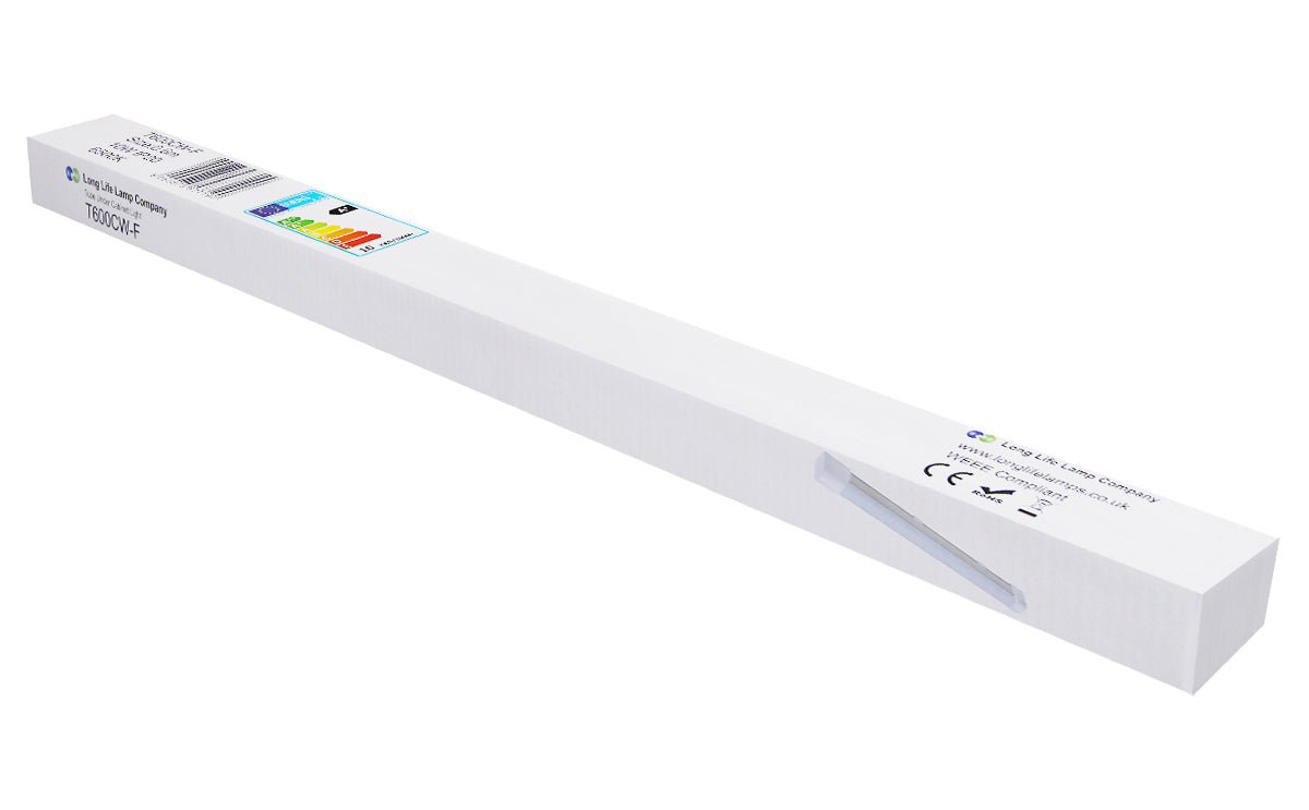 10W LED Slim Batten Under Cabinet Tube Light Cool White 2 feet - Free delivery on all orders