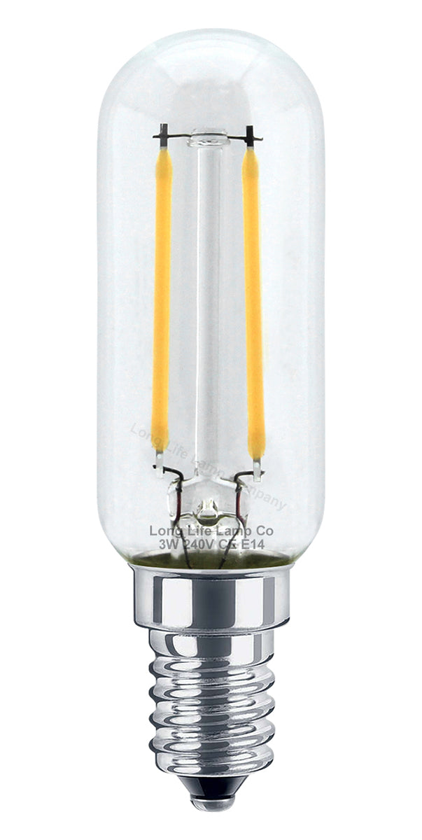 2 Pack E14 Cooker Hood LED Bulb 3W Warm White