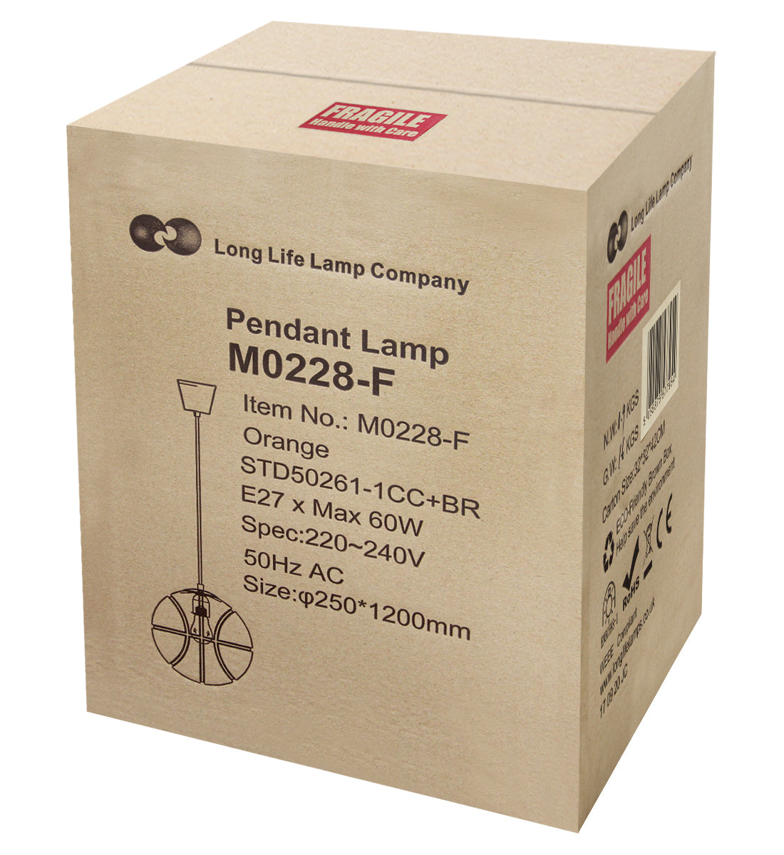 Basketball Ceiling Pendant Lamp