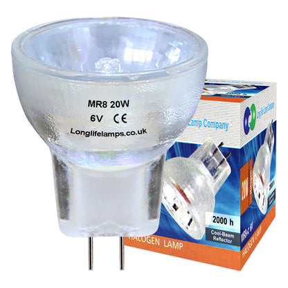 MR8 Halogen Bulb 20W 6V