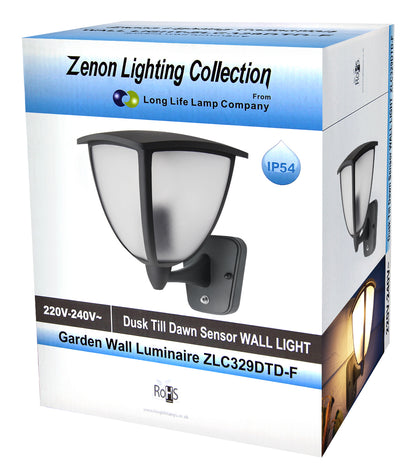 Dusk Till Dawn Sensor Outdoor Wall Light