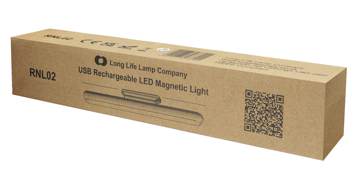 USB Magnetic LED Under Cabinet Light 3W Cool White Touch Sensor - Free delivery on all orders
