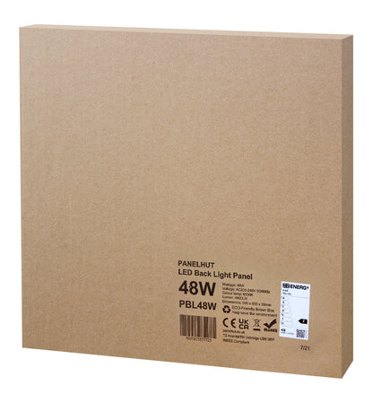 48W LED Backlight Recessed Ceiling Panel 600 x 600 Very High Lumen Daylight