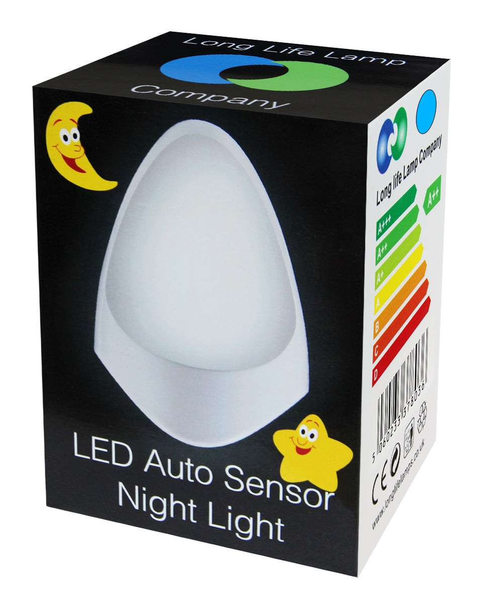 Automatic Blue LED Night Light Plug In Energy Saving Dusk 2 Dawn - Free delivery on all orders