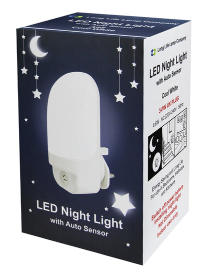 LED Night Light Dusk To Dawn Auto Sensor Cool White A88 - Free delivery on all orders