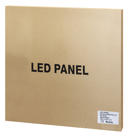 48w 600 x 600 Ceiling Suspended Recessed LED Panel Light 6000K