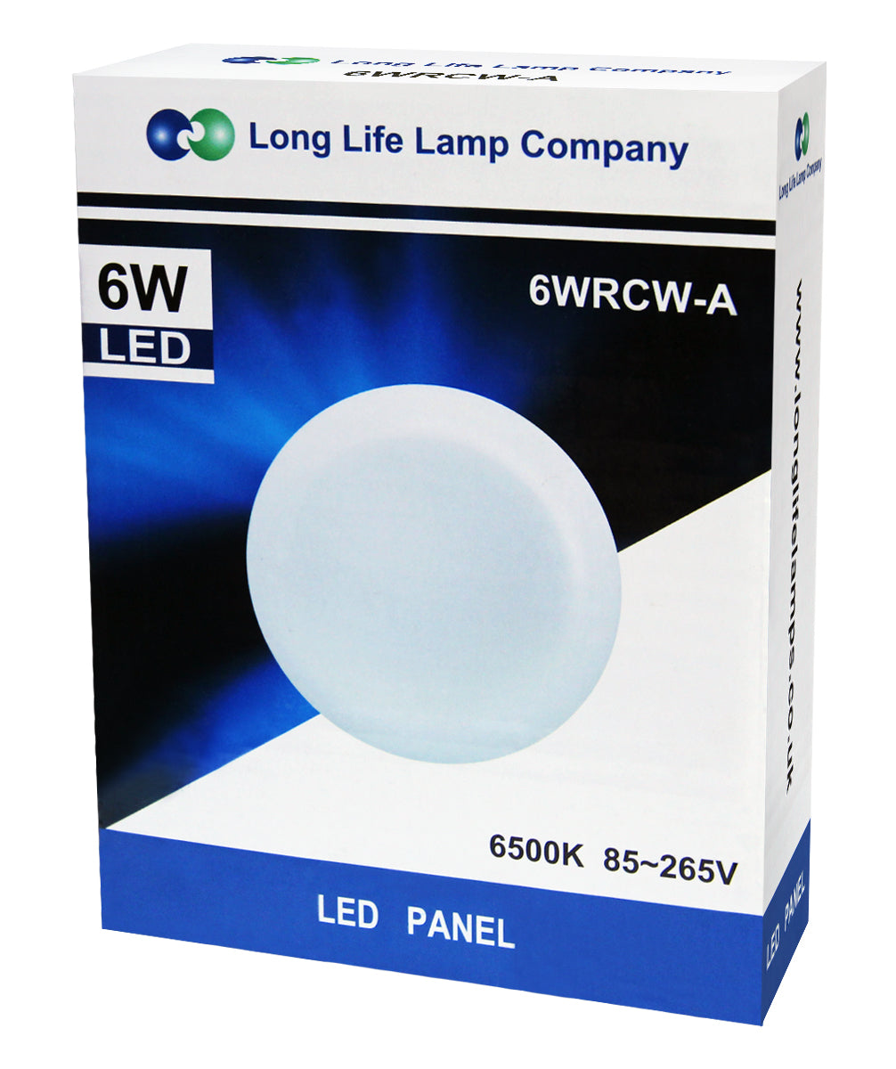 6W Round LED Panel Ceiling Light Spot Flush Mount - Free delivery on all orders