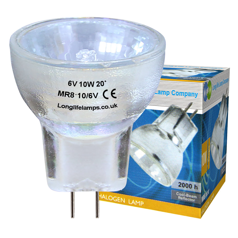 MR8 Halogen Bulb 10w 6v