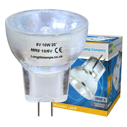 MR8 Halogen Bulb 10w 6v