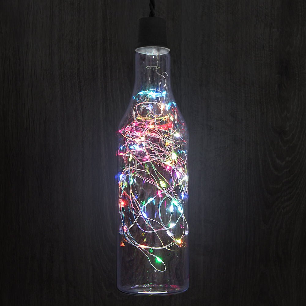 1w Glass LED Bottle RGB Fairy String Decorative Filament Light Bulb E27 Edison Screw - Energy Light Bulbs - Free delivery on all orders