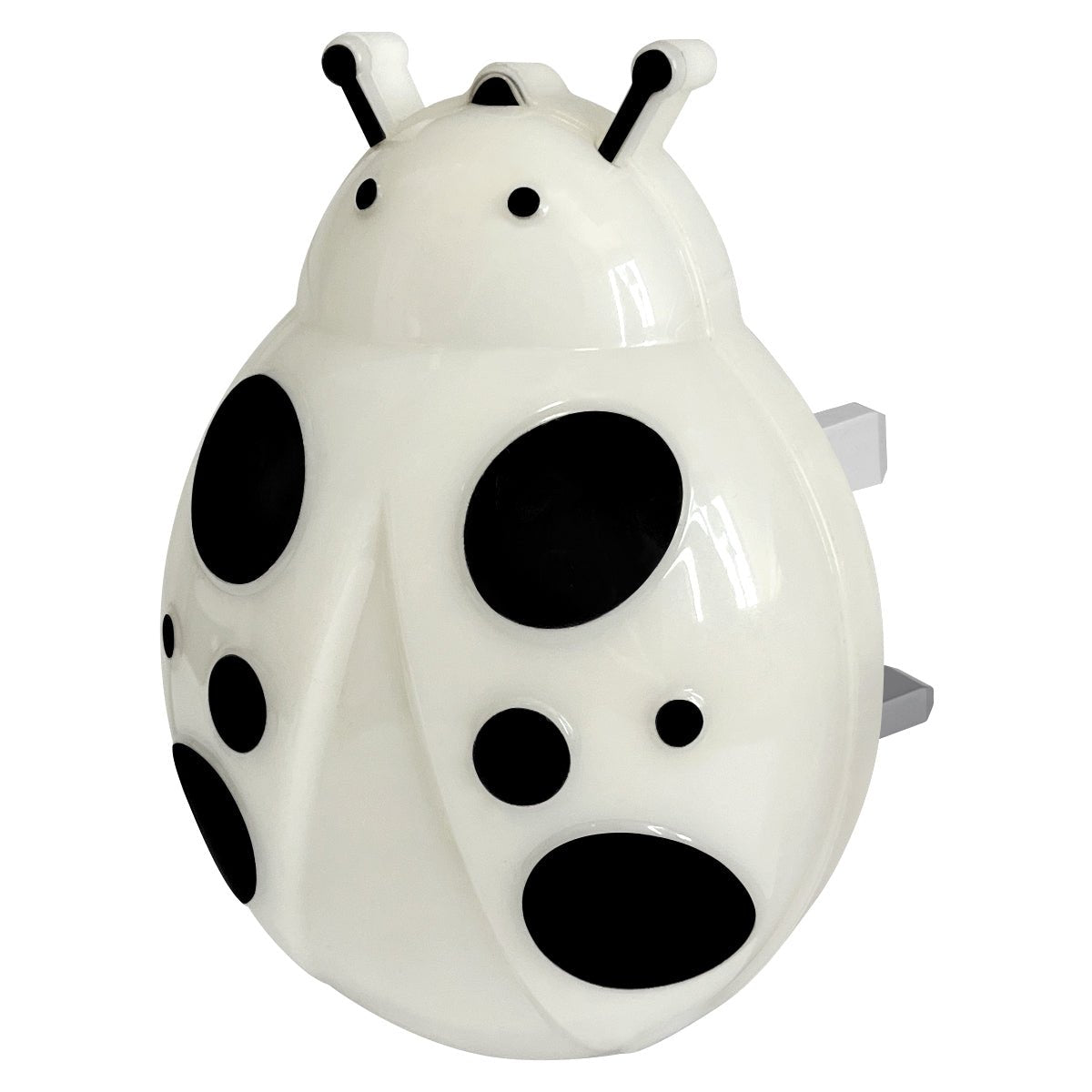1W LED Night Light with Auto Sensor White Ladybug Plug In Dusk to Dawn - Energy Light Bulbs - Free delivery on all orders