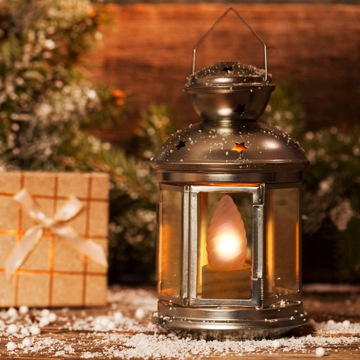 1W LED Twisted Opal Glass Flicker Flame Candle Light Bulb B15 2 Pack or 4 Pack