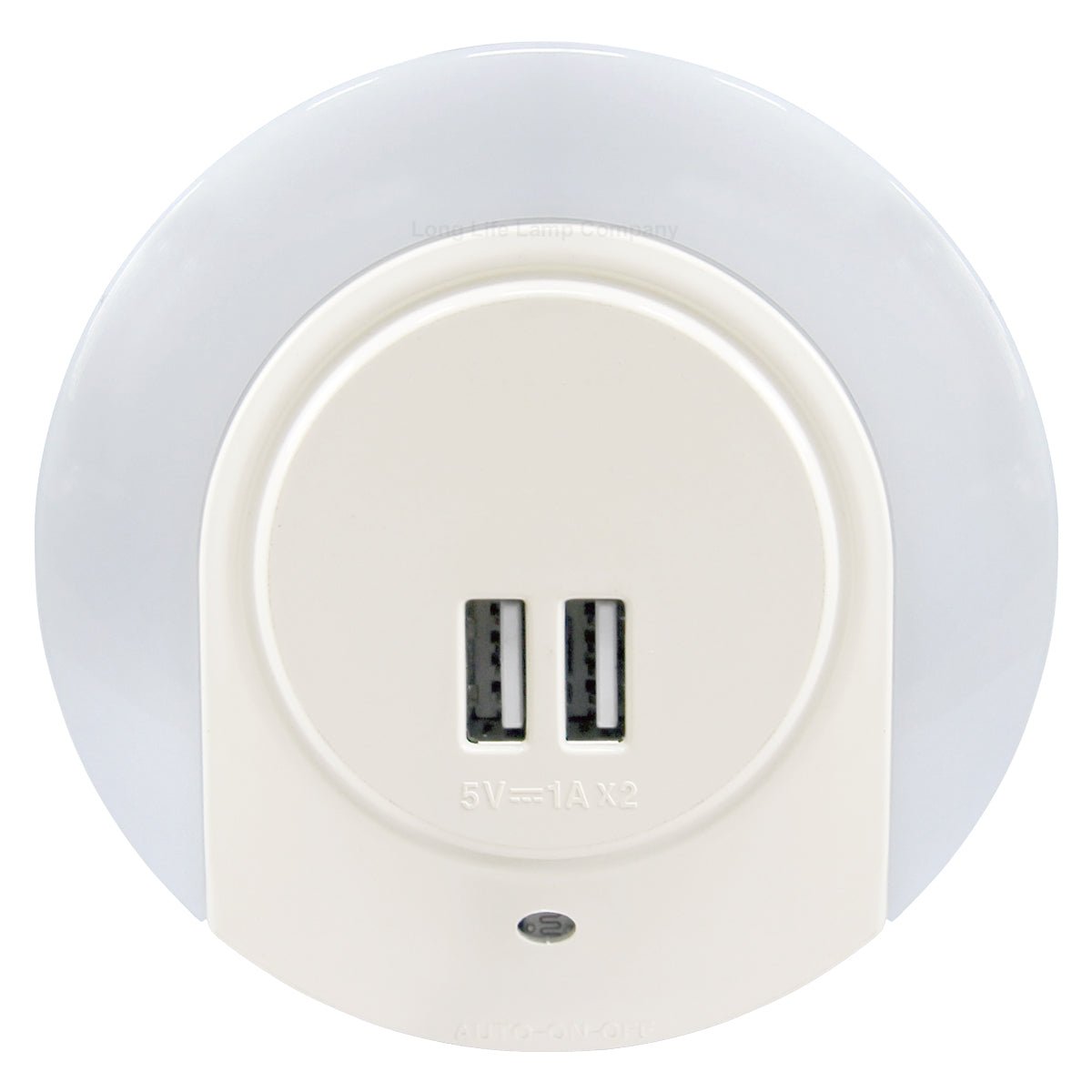 1w Pink LED Night Light 2 USB Ports Automatic Sensor Dusk To Dawn A78B - Energy Light Bulbs - Free delivery on all orders