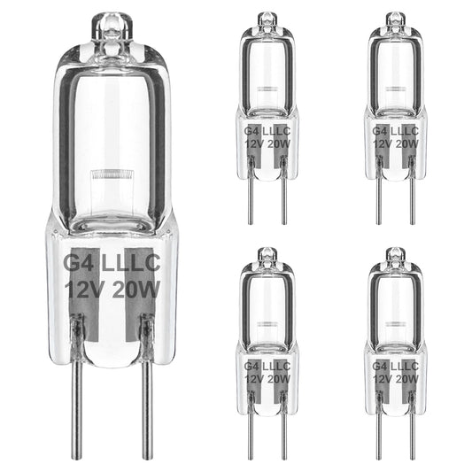 G4 Halogen 20w Clear Capsule Light Bulb Lamp 5 Pack or 10 Pack