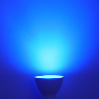 2 Pack LED GU10 Blue Light Bulb 5w with Blue Lens Diffuser - Energy Light Bulbs - Free delivery on all orders