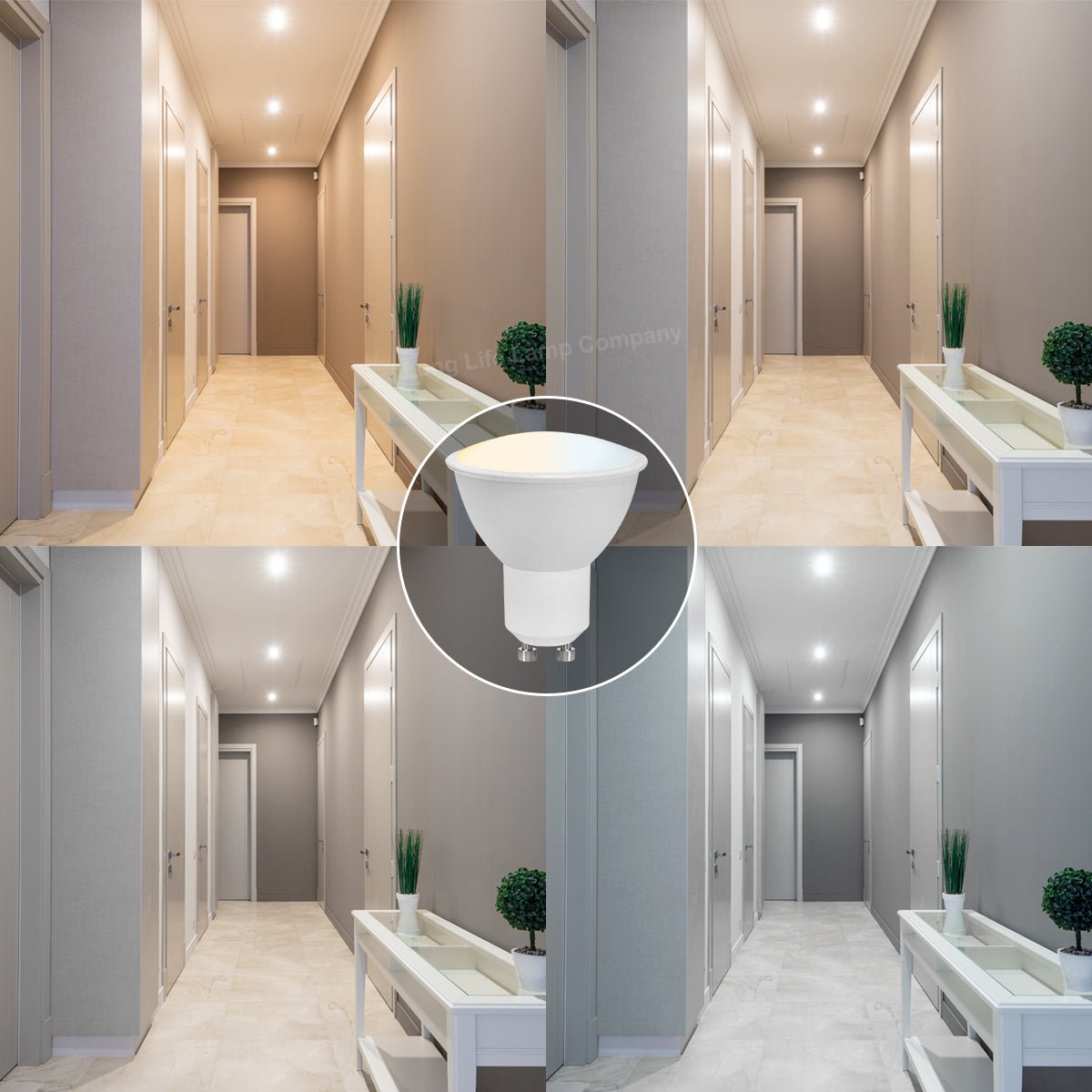 2 Pack Wifi 5W GU10 LED Smart Light Bulb Warm White to Cool White Alexa Google Controlled by Smartphone - Energy Light Bulbs - Free delivery on all orders