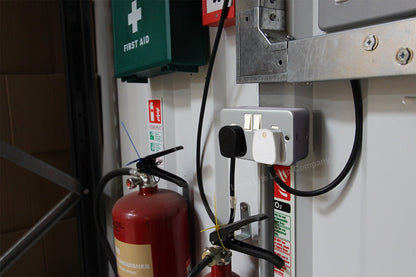 2 X 13 Amp Metal Clad Socket 2 Gang Switched Socket Outlet - Energy Light Bulbs - Free delivery on all orders