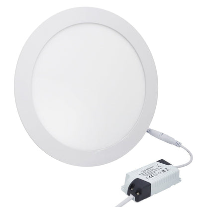 20W LED Back Lit Round Recessed Ceiling Panel Light Cool White 6500k 20WR65K - Energy Light Bulbs - Free delivery on all orders