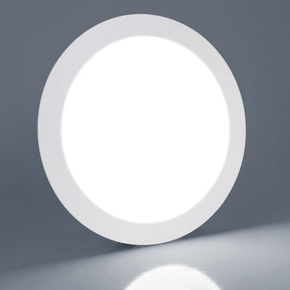 20W LED Back Lit Round Recessed Ceiling Panel Light Cool White 6500k 20WR65K - Energy Light Bulbs - Free delivery on all orders
