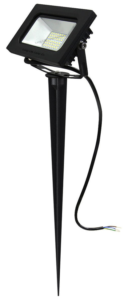 20w LED Ground Mount Flood light Spike Cool White 450mm Long Stake - Energy Light Bulbs - Free delivery on all orders