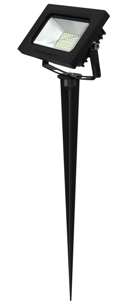 20w LED Ground Mount Flood light Spike Cool White 450mm Long Stake - Energy Light Bulbs - Free delivery on all orders