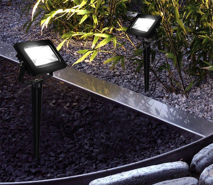 20w LED Ground Mount Flood light Spike Cool White 450mm Long Stake - Energy Light Bulbs - Free delivery on all orders