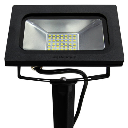 20w LED Ground Mount Flood light Spike Cool White 450mm Long Stake - Energy Light Bulbs - Free delivery on all orders