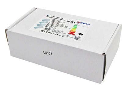 20w LED Under Cabinet Kitchen Lights Slim Rectangular Cool White 6500k Kit of 4 - Energy Light Bulbs - Free delivery on all orders