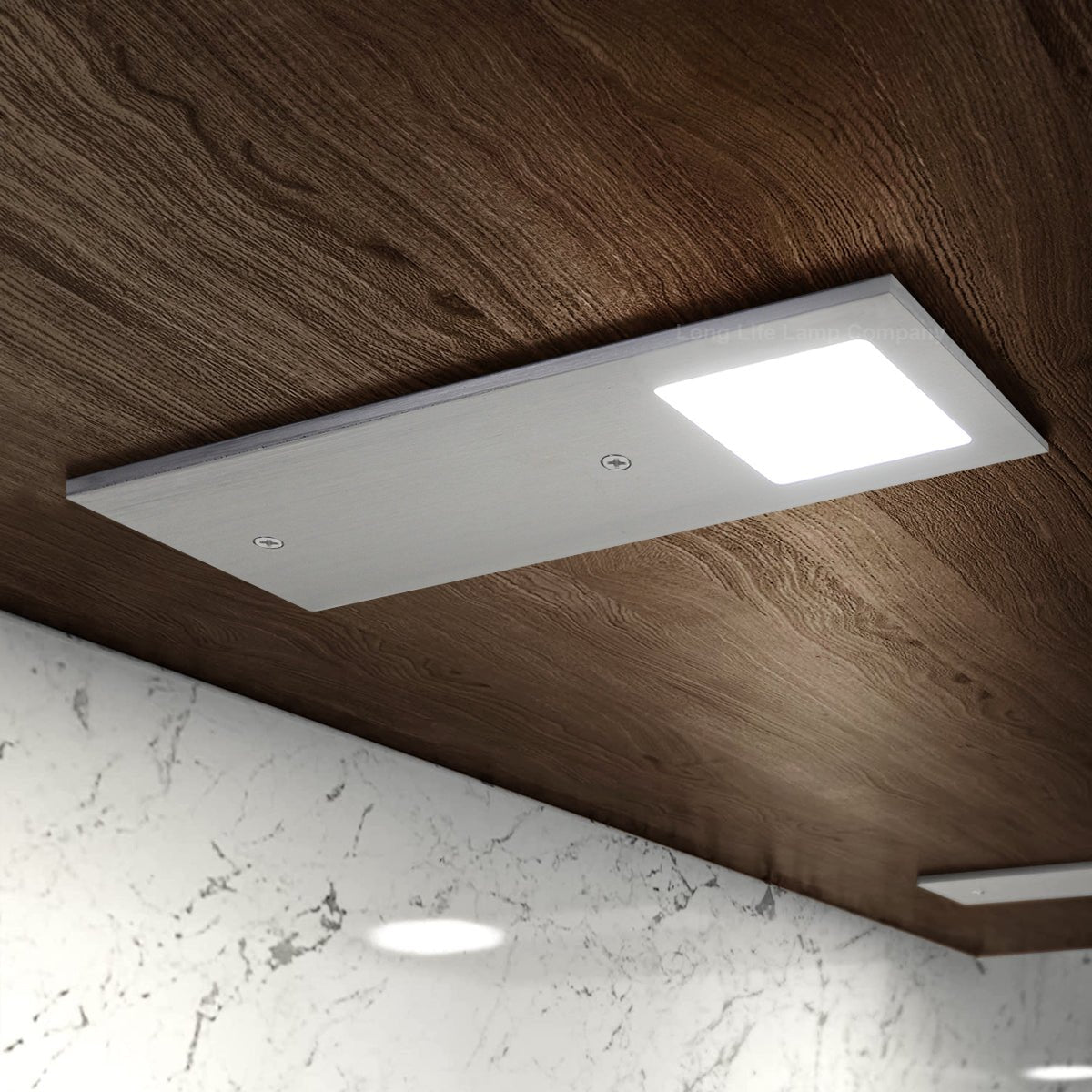 20w LED Under Cabinet Kitchen Lights Slim Rectangular Cool White 6500k Kit of 4 - Energy Light Bulbs - Free delivery on all orders
