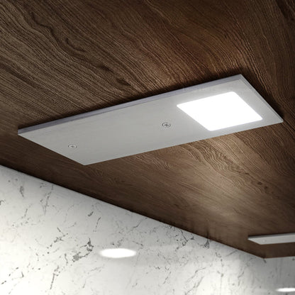 20w LED Under Cabinet Kitchen Lights Slim Rectangular Cool White 6500k Kit of 4 - Energy Light Bulbs - Free delivery on all orders